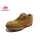 Cow Leather Casual PU Sole Safety Shoes , Hiking Steel Toe Cap Trainers Anti-Skidding