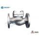 Manual Stainless 304 Non Return Check Valve Flanged Connection Style
