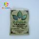 Kratom Herbal Incense Bag Packaging With Zip Lock , Herbal Incense Bag