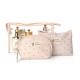 Wholesale Luxury Transparent Clear PVC Makeup Pouch Toiletry Cosmetic Make Up Bag Set