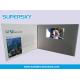 Multi Player Automatic Video Gift Card Video Leather Production Business Cards