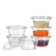 Shot 1.5 Oz Plastic Containers With Lids LFGB Plastic Chutney Cups
