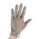 Metal Hook Strap Chainmail Butcher Glove For Cutting EN420 EN388