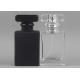 Cosmetic Super Clear Perfume Glass Bottle 50ml 100ml Black Matt Frosted Design