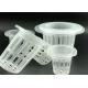 Clear Mesh Plant Pots Various Sizes For Hydroponic Lettuce Seeds Container