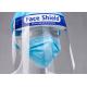 Fog Resistant 0.25mm 32*22cm Transparent Face Shield