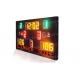 Multi Function LED Basketball Scoreboard High Visibility 1300mm X 2000mm X 100mm