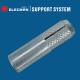 Galvanised Carbon Steel Strut Fasteners Expansion Drop-in Anchor Bolt