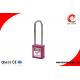 76mm OSHA Corrosion Resistant Stainless Steel Long Shackle safety padlock with keyed alike