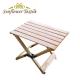 44x30x38cm Camping Low Table Small Beech Folding Wood Table For Camping