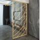 PVD Gold Coated Stainless Steel Room Partition GB Standard 3cm Thick