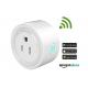 OEM ODM Wifi Smart Plug Socket , TUYA Google Compatible Smart Plugs