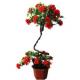 PE / PU Lotus Fake Potted Plants , Artificial Flower Pots Size Customized