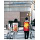 21.5 Inch Digital Backpack Billboard Advertising Player Human Walking Lcd Signage