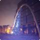 LED grid screen outdoor lighting full-color waterproof small spacing LED mesh screen
