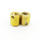 M10 M12 Self Tapping Thread Insert For Plastic Three Holes Thick - Wall