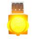 Ddurable 18V 8W Solar Powered Traffic Lights , Flashing Amber Traffic Lights