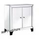 2 Doors Mirrored Side Board Cabinet For Living Room / Bedroom Custom Size