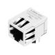 LPJ00407CNL RJ45 Connector with 10/100 Base-T Integrated Magnetics Tab Down Single Port Without Led