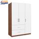 Modern White Wood Closet Doors For Bedrooms , Flat Panel Design