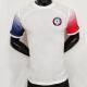 100% Polyester Custom Football Jersey 140-145gsm White Soccer Jersey