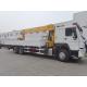 SINOTRUK Truck Mounted Cranes Equipment 12 Tons XCMG For Lifting 6X4 400HP