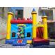 Blue Party Inflatable Bouncer Slide , Outdoor Inflatable Commercial Combo Units