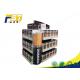 Four Sided Durable Cardboard Pallet Display Stand For Supermarket Promotion