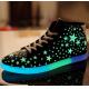 Simulation Light Up Shoes , Fluorescent Glow Simulation Led Sneakers For Adults