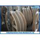 Three Wheel Combination pulley / Bundled Conductor Pulley 3x1040x125 mm for Line Stringing Machine