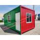 Corrugated type fixed box firmly welded self-assembled container houses customized houses for Fiji workers' dormitories
