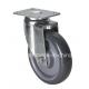 Edl Medium 5 130kg Plate Swivel PU Caster 5015-75 for Stable and Durable Performance