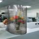 High Transparency 85% Indoor Glass Curtain Wall LED Display Film 5000nits Brightness Ultra-Thin 3.9mm Design Custom Size