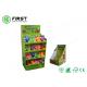 Custom Recyclable Cardboard Display Shelves Full Color Offset Printing For