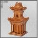 Exquisite Handmade Custom Carved Chinese Roof Decorations Glazed Pagoda Collection