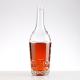 Collar Material Aluminum Plastic PP Clear Glass Bottle for Smirnoff Vodka 500ml 700ml 750ml