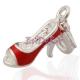 High Heel Shoes Silver Plated Charms