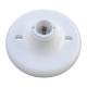 E27 Plastic Screw Type Bulb Holder , Durable And Safe White Socket Bulb Holder