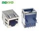 DGKYD5921111HWA3DY1027 90 Degree In Line RJ45 Connector 10P8C Without Lamp