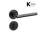 Mortise Split  Wooden Door Lock Handle Set Aluminum Matt