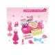 18  Shopping Pretend Play Cash Register Children's Play Toys Pink Caculator Scanner