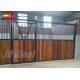 Customized Iso Mesh Horse Stall Fronts Powder Coating Surface Treatment