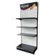 Best Selling Factory customized color size metal heavy duty shelves steel single side rack for grocery store shelves