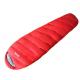 1200g Extreme Cold Weather Duck Down Outside Sleeping Bag Zipper Side