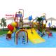 High Safety Water Park Playground Equipment High - Strength Material Wide Color Range
