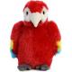 Polyester Fiber Stuffing Bright Red Macaw Plush Toy