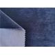 Warp Knitted Stretch Velour Fabric Shrink Resistant For Garment