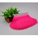 Fluorescent pink color custom design rayon fringes trimming for garment clothes decoration