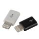Micro USB to 8 Pin Data Sync Charger Cable Converter Adapter For iPhone 6/5 iPod