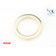 25mm Inner Diameter  O Ring Buckle Light Gold Color For Bags & Clothes